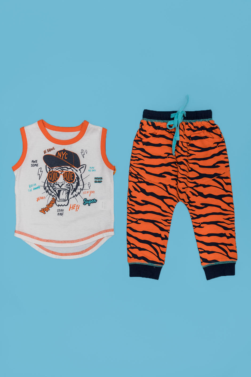 Cool Dude Tiger Two Piece Set