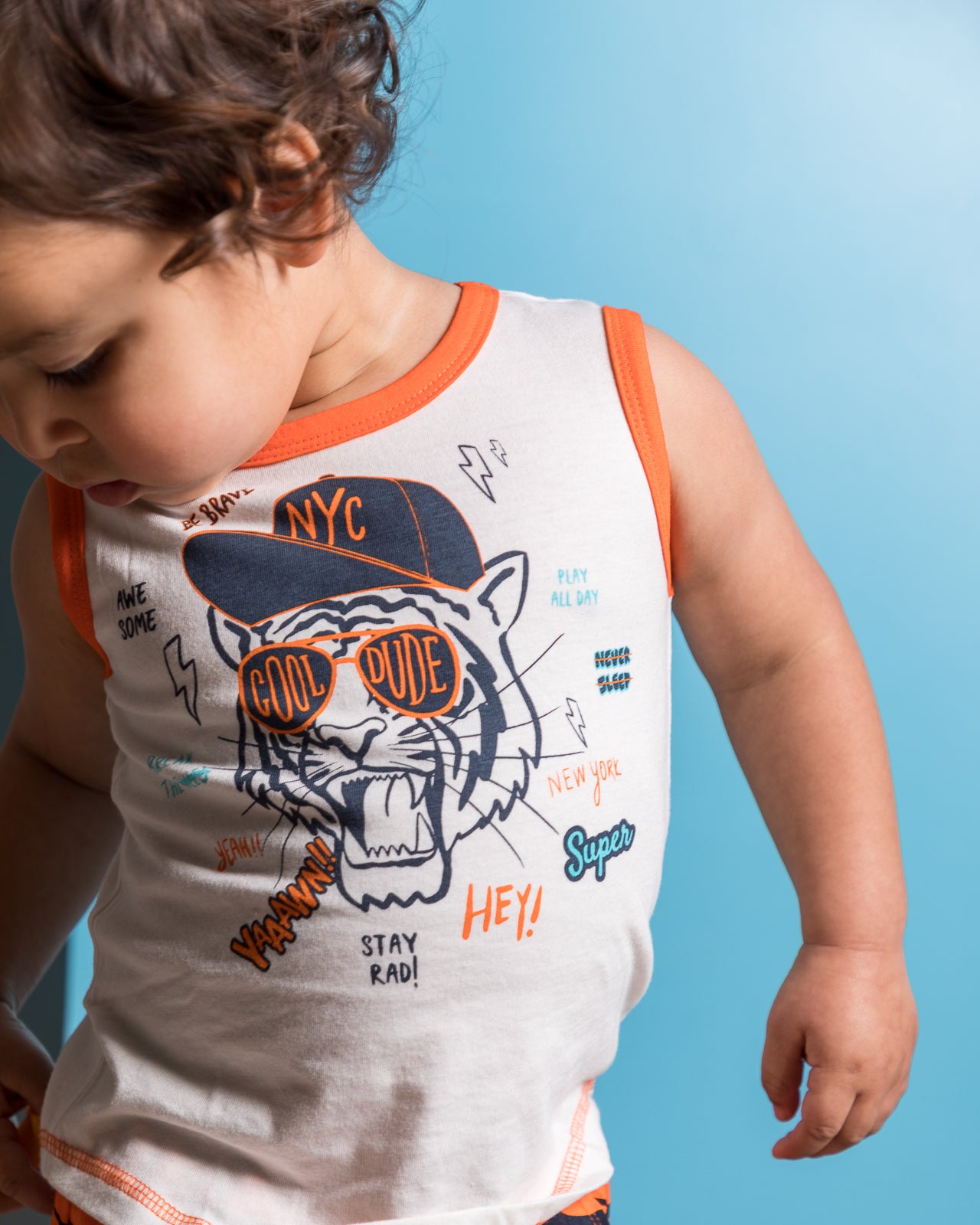 Cool Dude Tiger Two Piece Set